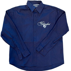 Kevin Leonel Navy Oxford Shirt