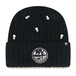 Claudette Pearls Cuff Beanie
