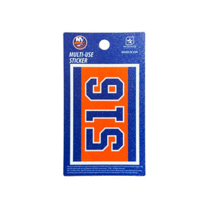 516 Area Code Decal