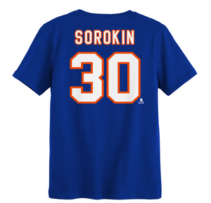 #30 Sorokin Name and Number Kid's T-Shirt